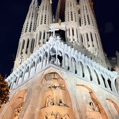 Sagrada Família At Sunset