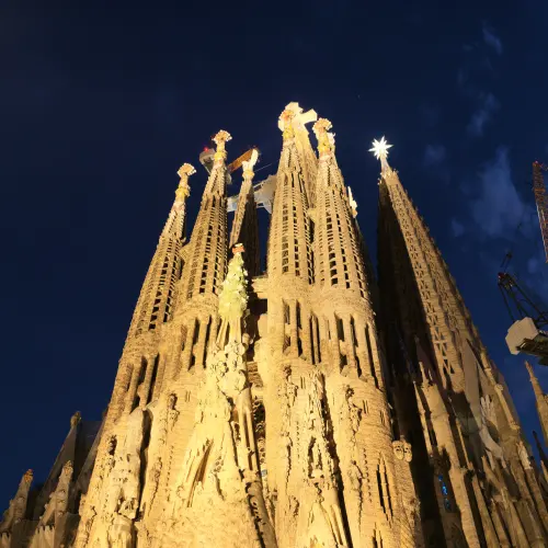 Sagrada Família At Sunset