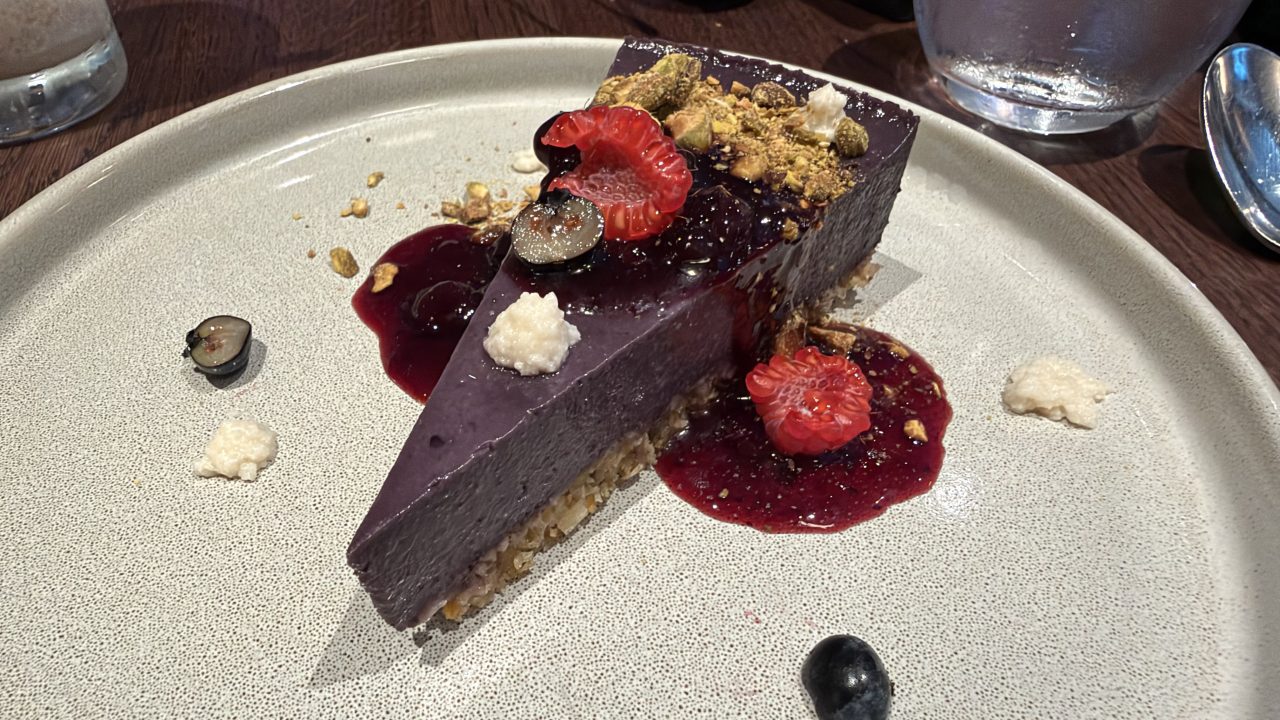 Green Tea Blueberry Cheesecake